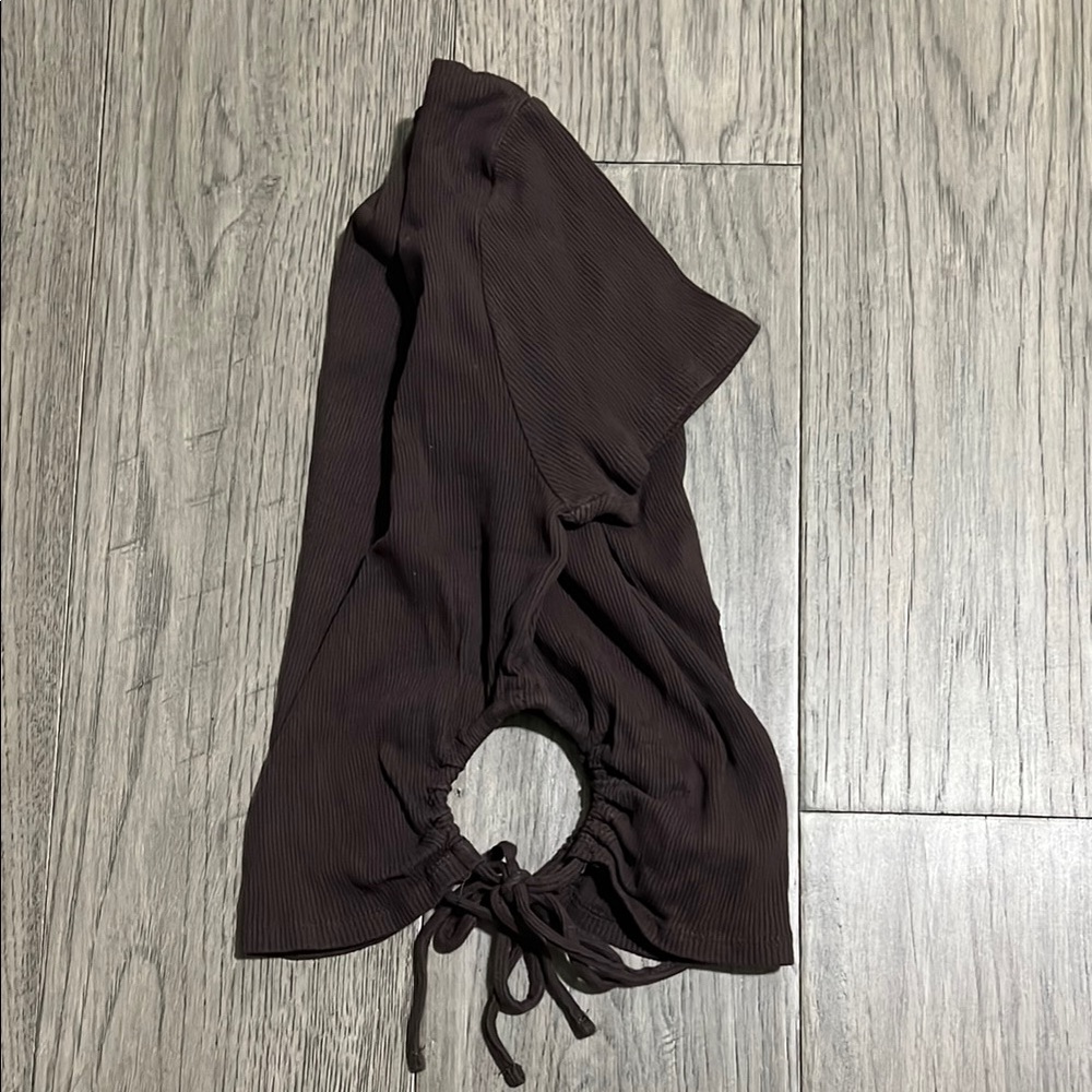 Brown Ruched Top - Picture 3 of 3